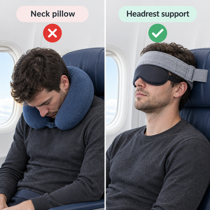 Neck pillow vs NODORA headrest support comparison