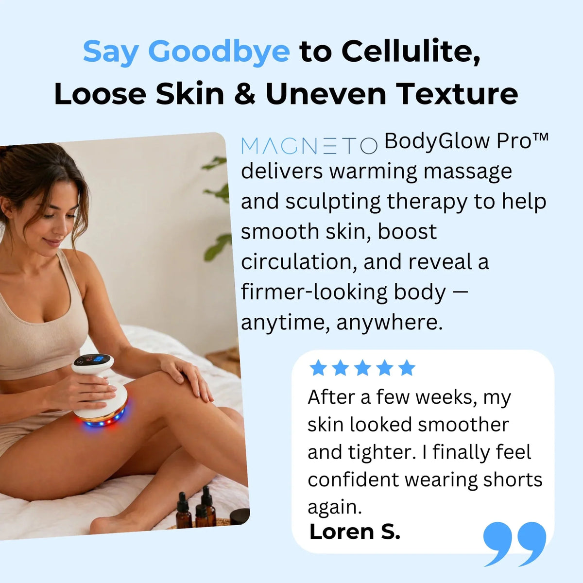 Magneto BodyGlow Pro™ Smart Cellulite & Body Sculpting Massager - Magneto